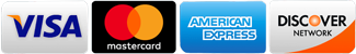 we accept visa mastercard american express discover card